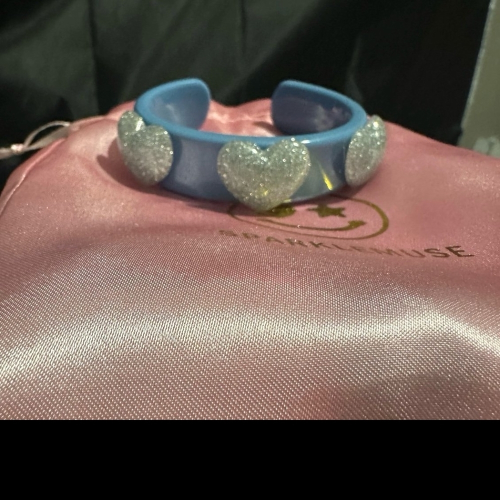 Colorful Heart Bangle Set - Picture 5 of 7